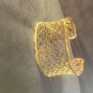 Kendra Scott Candice Gold and Silver Cuff Bracelet